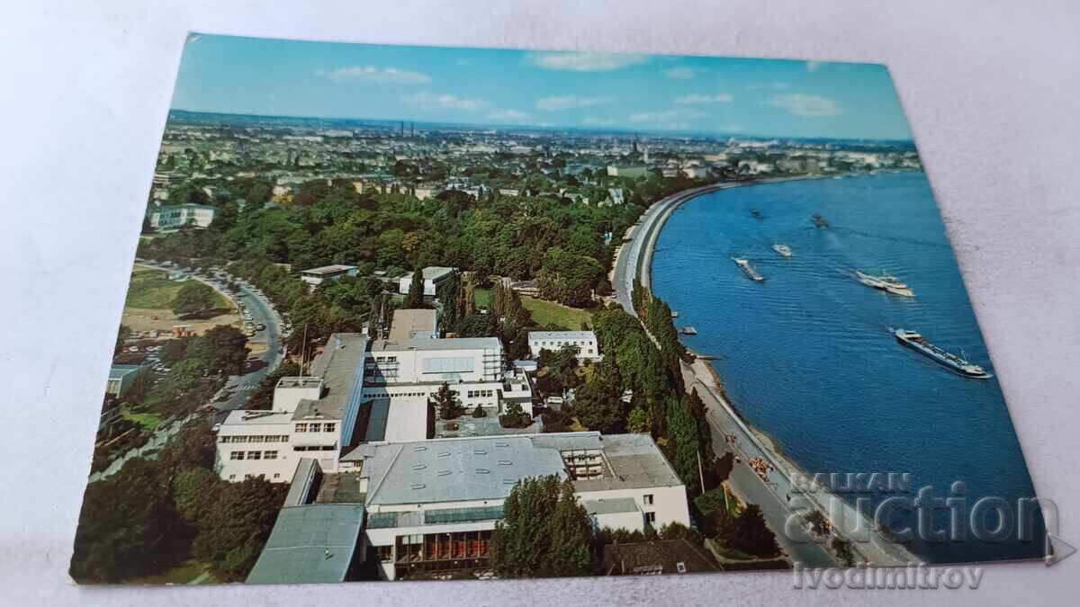 Пощенска картичка Bonn Blick vom Burohochhaus Пощенска картичка Bonn Blick vom Burohochhaus