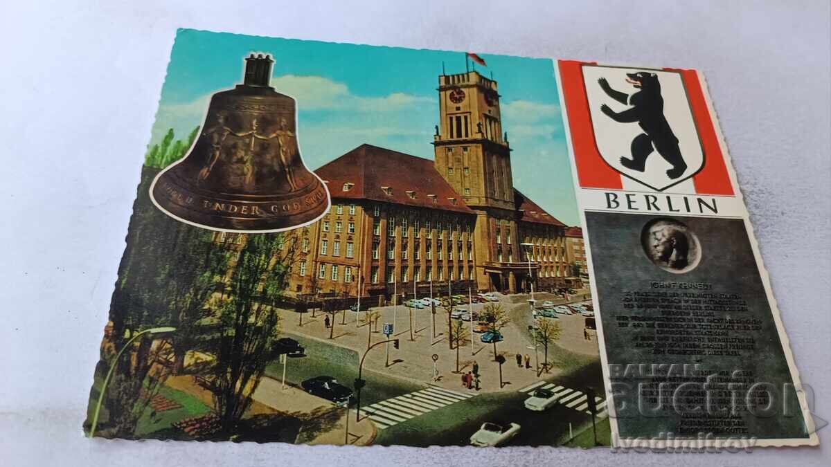 Cartolină poștală Berlin Colaj Cartolină poștală Berlin Colaj