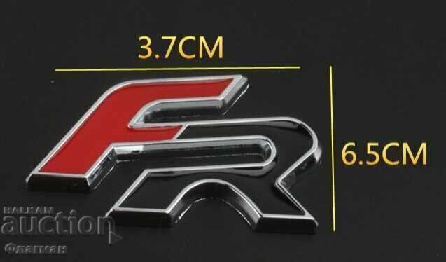 Embleme auto noi "FR" pentru SEAT cu preț € 8.00 | 15.65 BGN Embleme auto noi "FR" pentru SEAT cu preț € 8.00 | 15.65 BGN