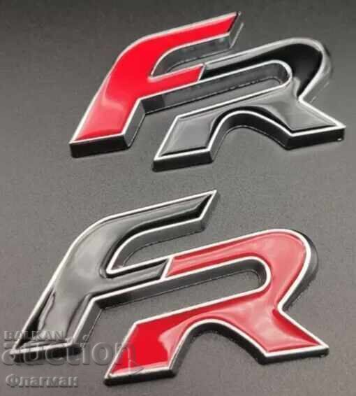 Embleme auto noi "FR" pentru SEAT Embleme auto noi "FR" pentru SEAT