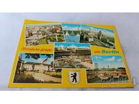 Γερμανική καρτ ποστάλ Βερολίνο Κολάζ