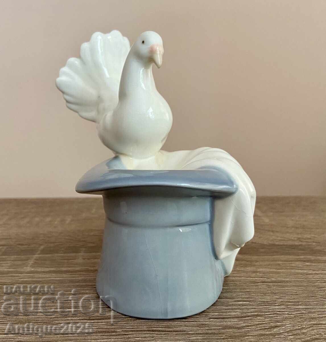 Аукцион Порцеланов гълъб Porceval – Испания, 10 см Аукцион Порцеланов гълъб Porceval – Испания, 10 см