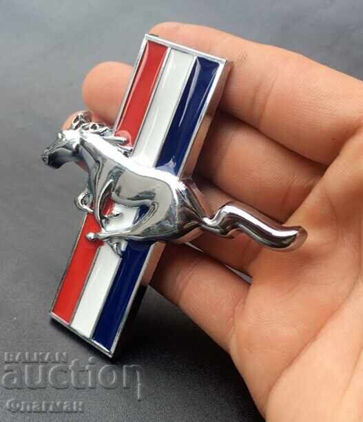 Licitație Embleme din aluminiu pentru Mustang - 79 mm./76 mm