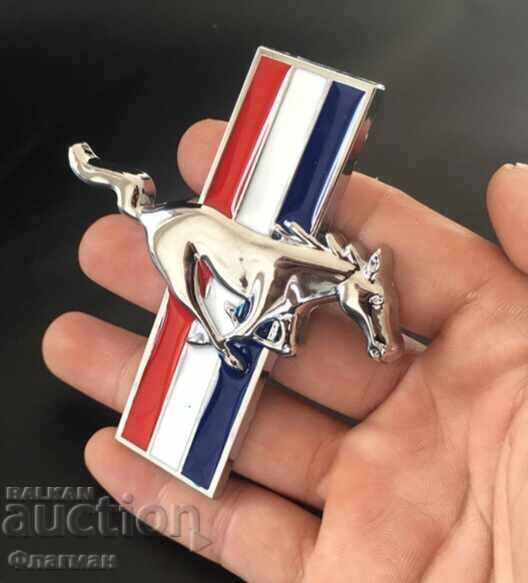 Livrarea Embleme din aluminiu pentru Mustang - 79 mm./76 mm