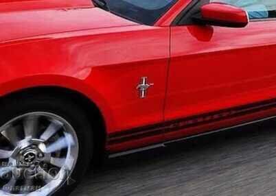 Embleme din aluminiu pentru Mustang - 79 mm./76 mm - 5