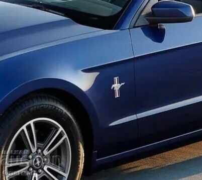 Embleme din aluminiu pentru Mustang - 79 mm./76 mm - 7