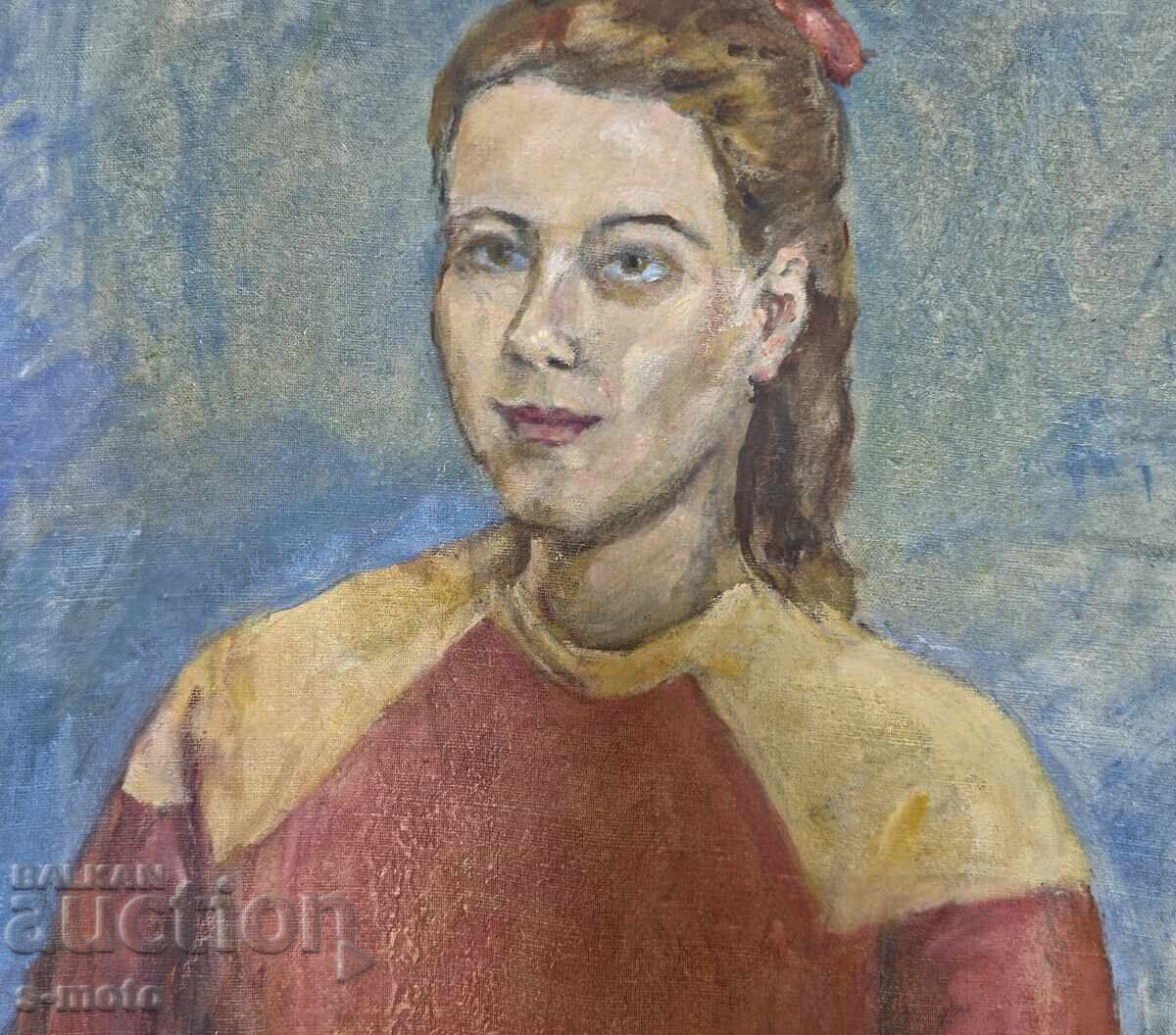 Delivery of Stanka Vasileva Oil Painting Portrait