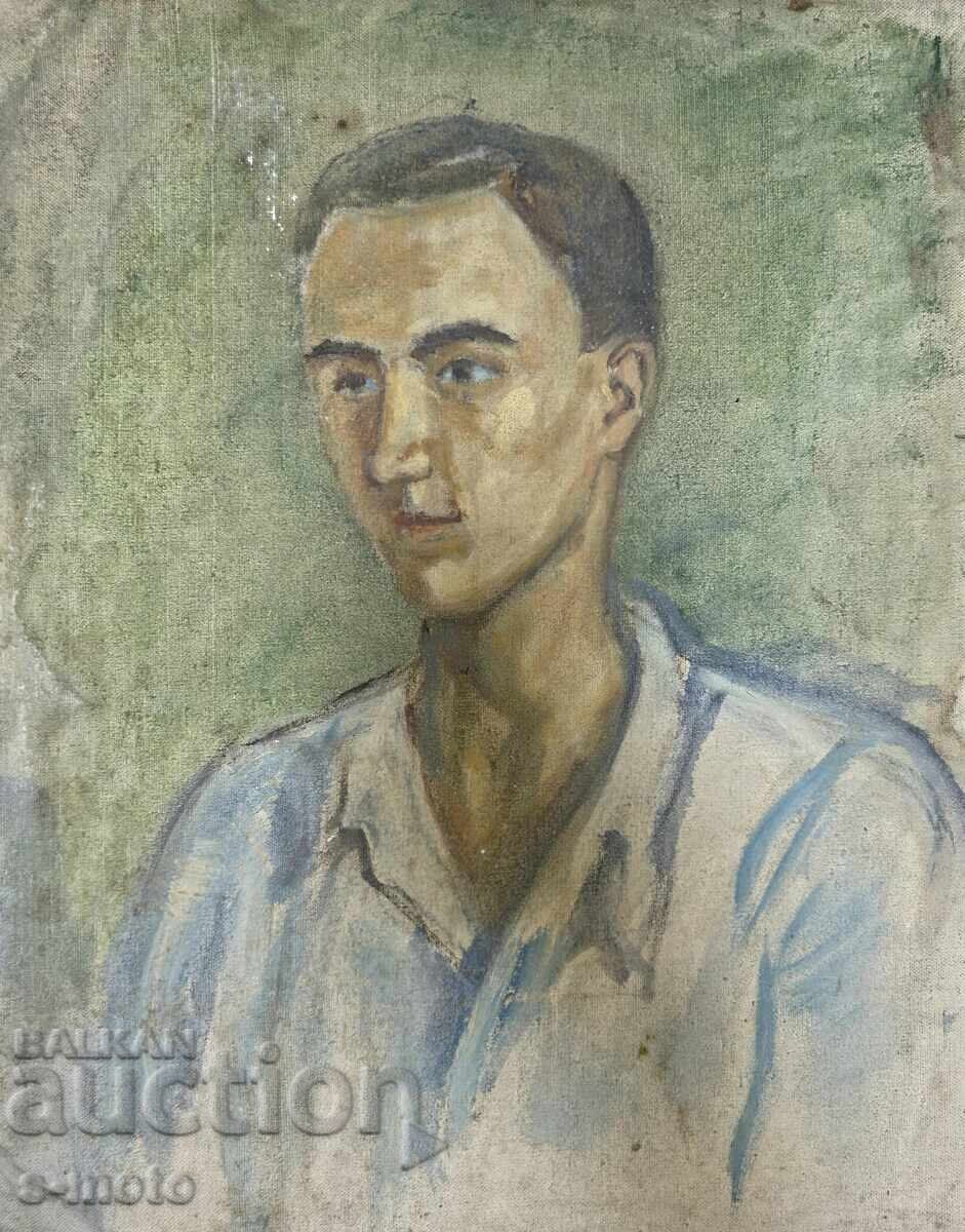 Tablou Stanka Vasileva, ulei pe pânză, Portret cu preț 300.00 BGN | € 153.39