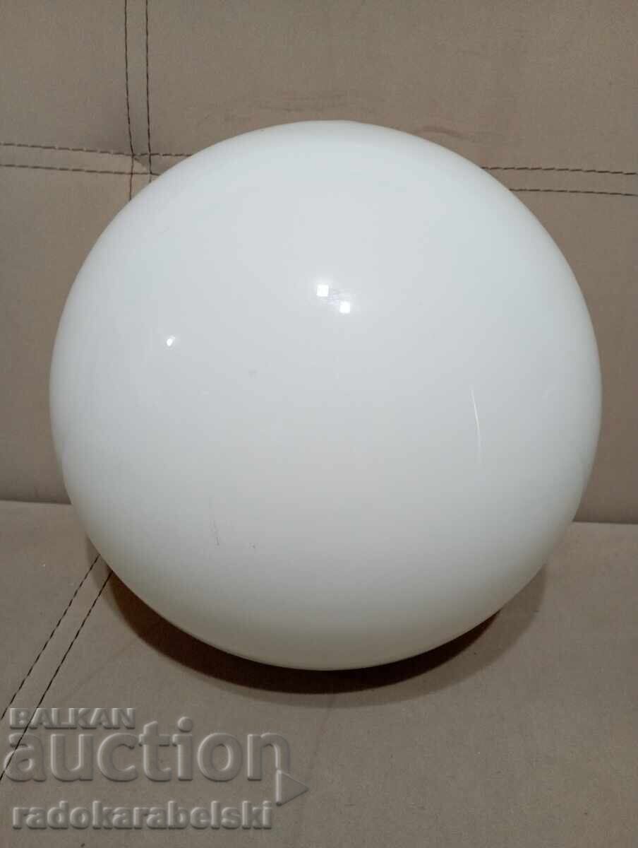 Mnogo μεγάλη γυάλινη σφαίρα - υδρόγειος για λάμπα ή πολυέλαιο