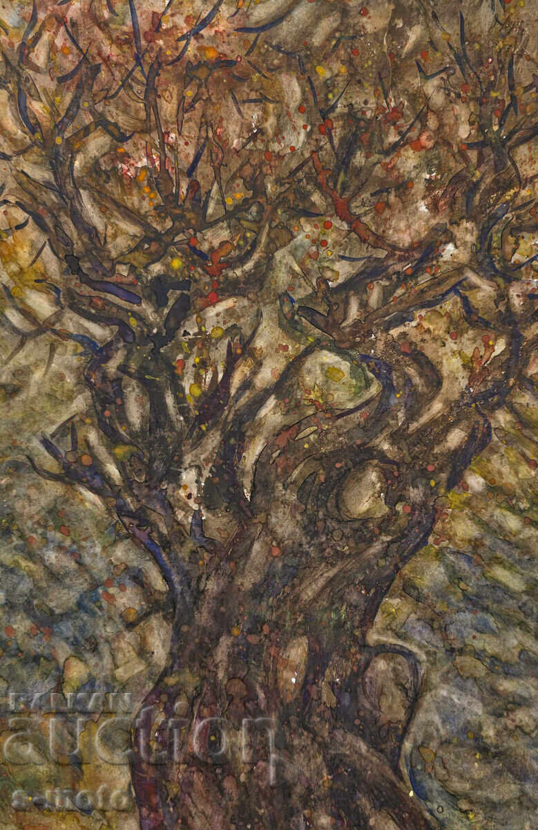 Stoian Domuschiev / 1935 - 2021 / Acuarelă, peisaj - 6