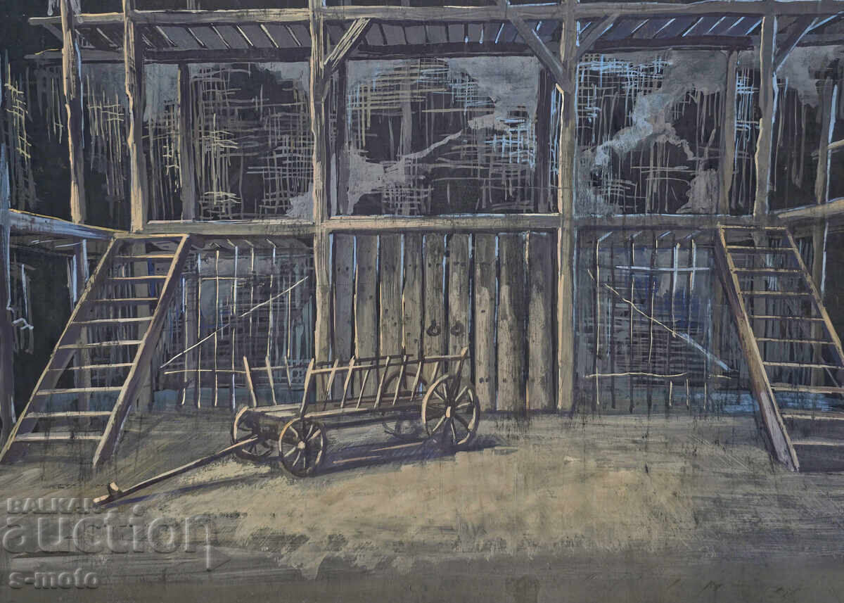 Έργο γκουάς, σκηνογραφία, εσωτερικό - 5