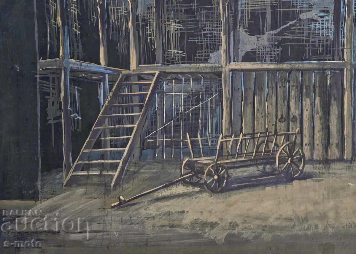 Έργο γκουάς, σκηνογραφία, εσωτερικό - 6