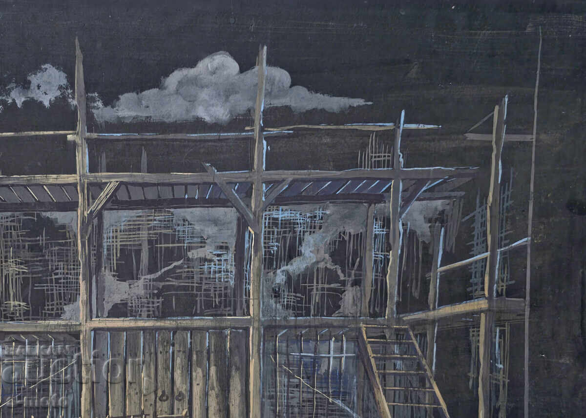 Έργο γκουάς, σκηνογραφία, εσωτερικό - 7