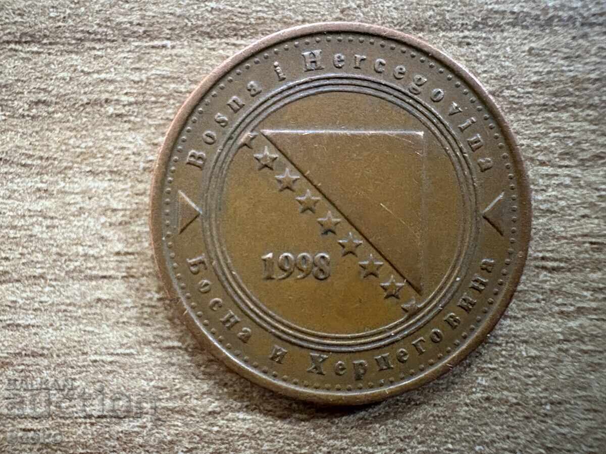 Βοσνία-Ερζεγοβίνη - 50 Fening (1998) με τιμή 1.10 BGN | € 0.56