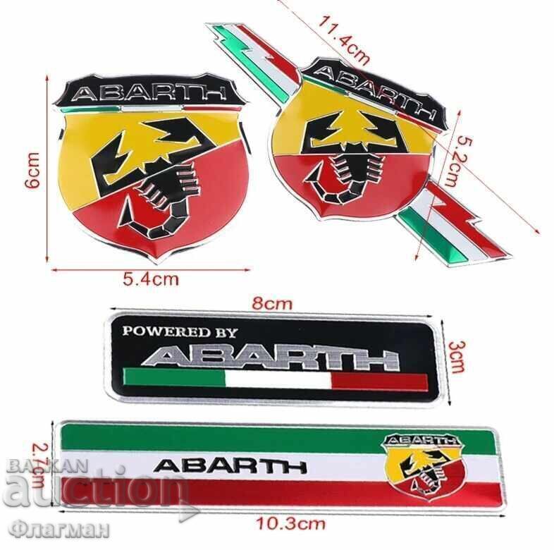 Нови емблеми на "ABARTH" с цена € 10.00 | 19.56 лв. Нови емблеми на "ABARTH" с цена € 10.00 | 19.56 лв.