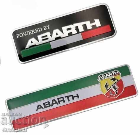Delivery of New "ABARTH" emblems Delivery of New "ABARTH" emblems