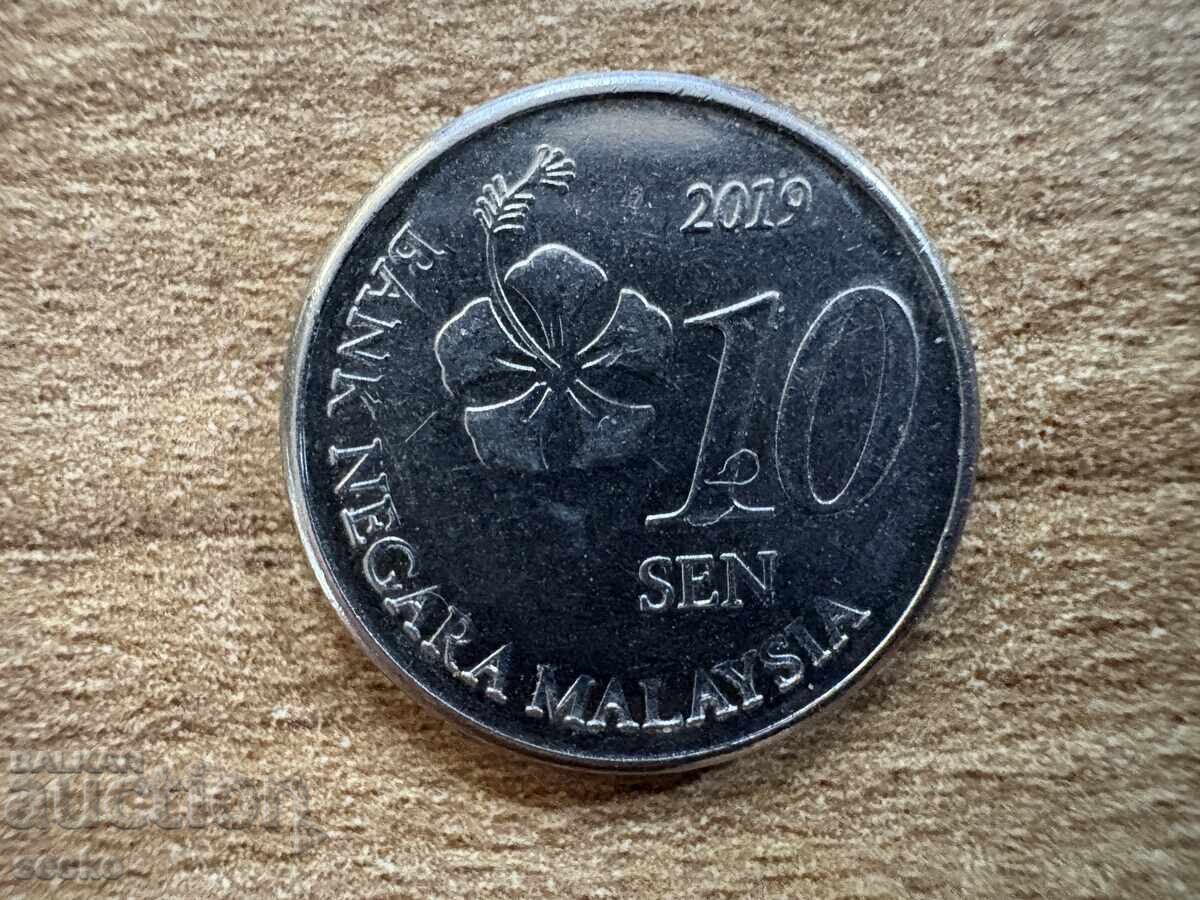 Malaysia - 10 sen (2019) Malaysia - 10 sen (2019)