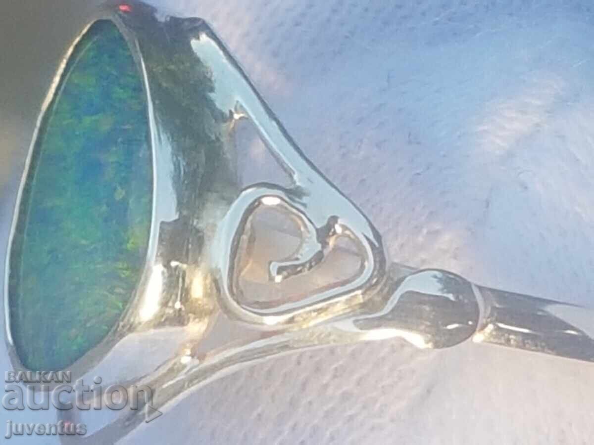 Παράδοση ΑΡΓΥΡΟ ΔΑΧΤΥΛΙΔΙ ΜΕ ΕΥΓΕΝΗ ΟΠΑΛ (ΑΥΣΤΡΑΛΙΑ) 1.69ct