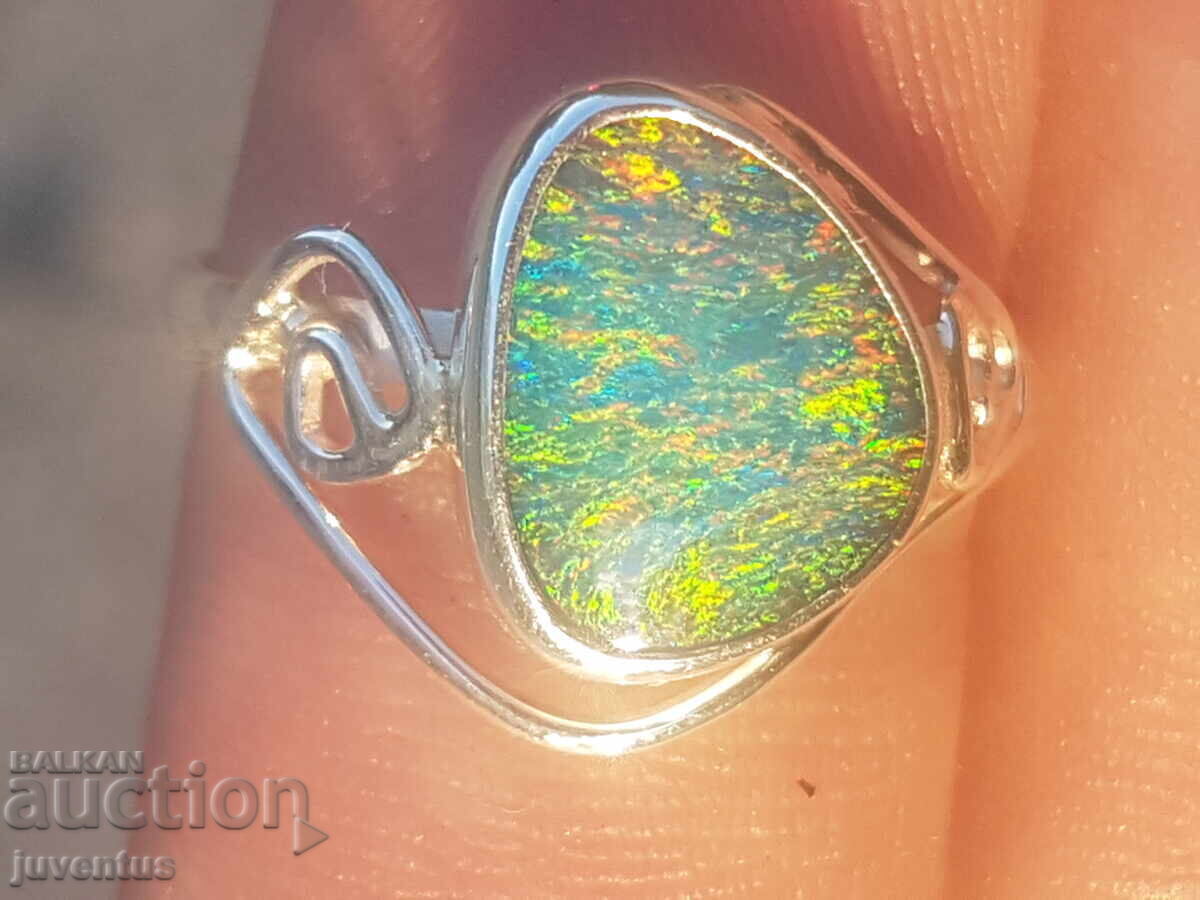 ΑΡΓΥΡΟ ΔΑΧΤΥΛΙΔΙ ΜΕ ΕΥΓΕΝΗ ΟΠΑΛ (ΑΥΣΤΡΑΛΙΑ) 1.69ct