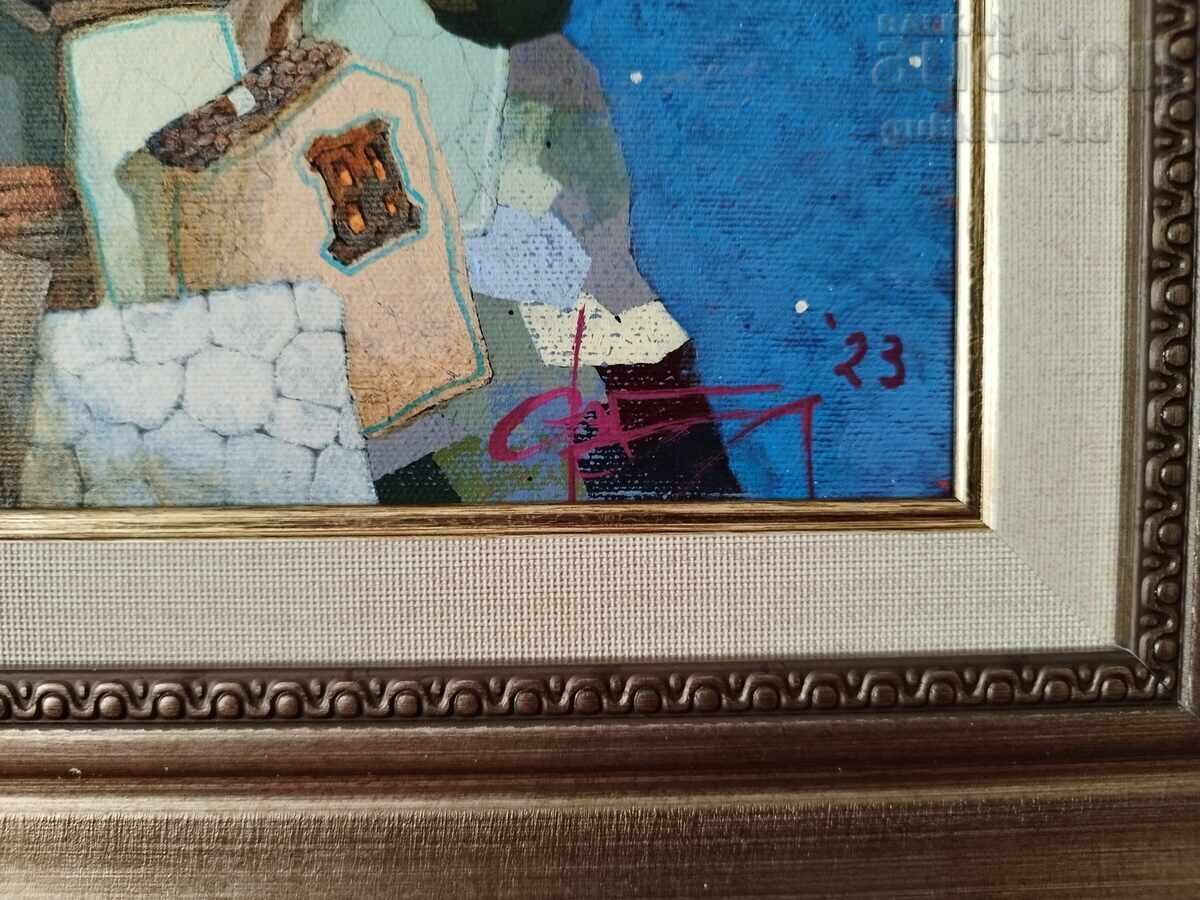 Auction Painting, "Flight", artist Angel Gerdzhikov, 2023 Auction Painting, "Flight", artist Angel Gerdzhikov, 2023