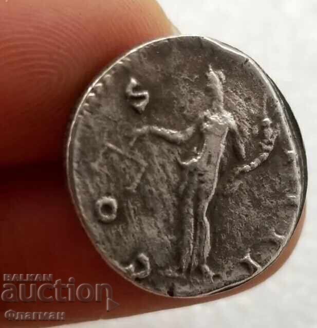 Auction  Denarius of Antoninus Pius, 138 - 161 AD. REPLICA