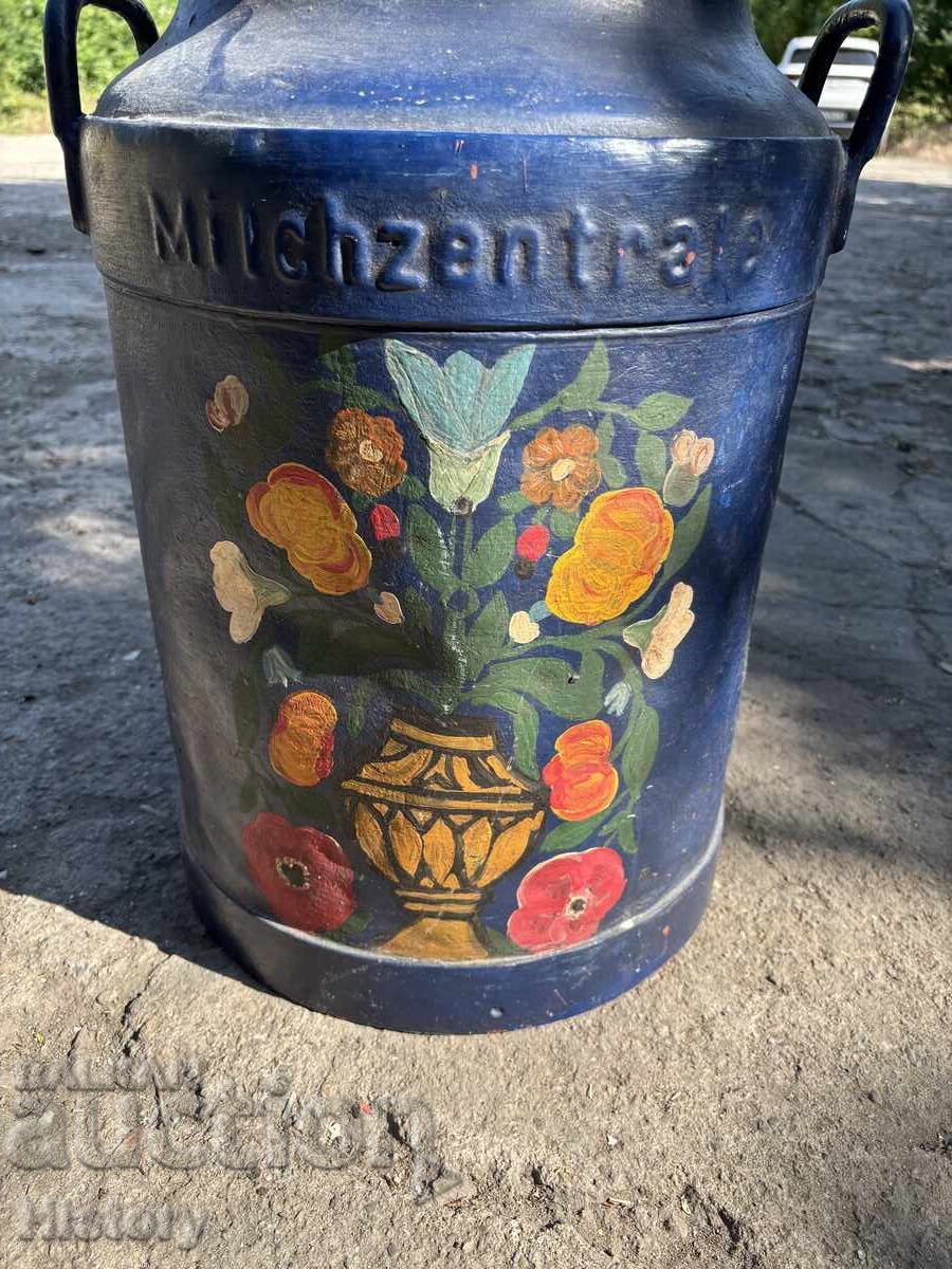 Auction  Hand-painted milk jug