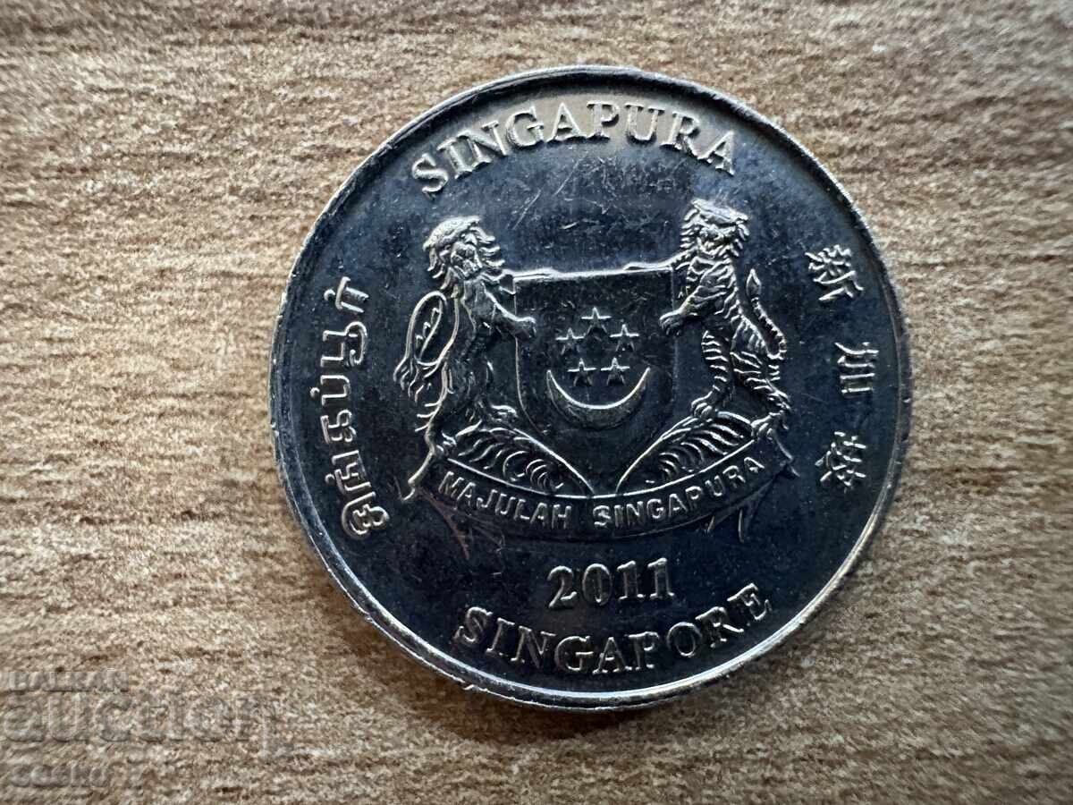 Singapore - 20 Cents (2011) with price 0.20 BGN | € 0.10