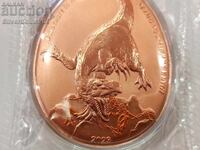 Honey 20 Cents Nemegtosaurus Dinosaurs 2023 Samoa