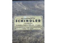 Πινακίδα εποχής τσαρικής περιόδου από ασανσέρ