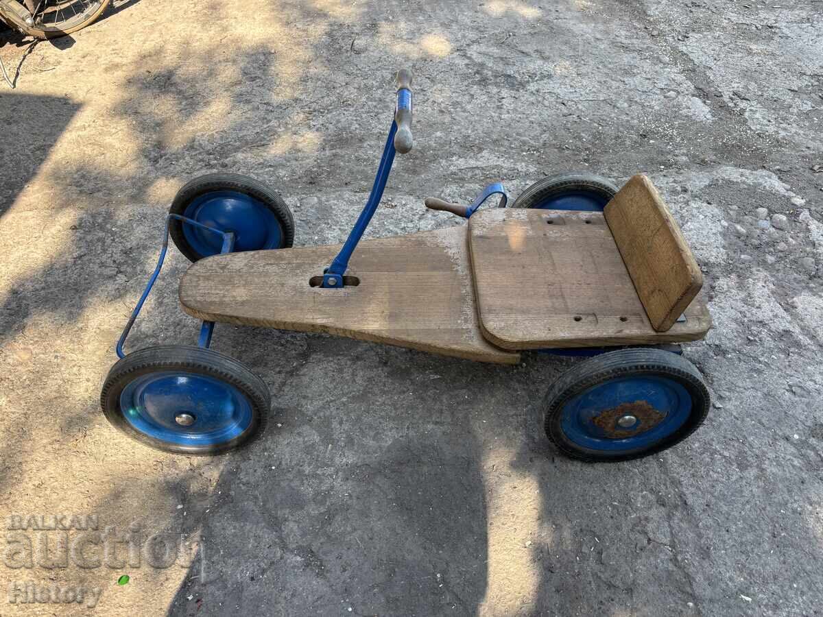 Auction  Antique Dutch Baby Carriage