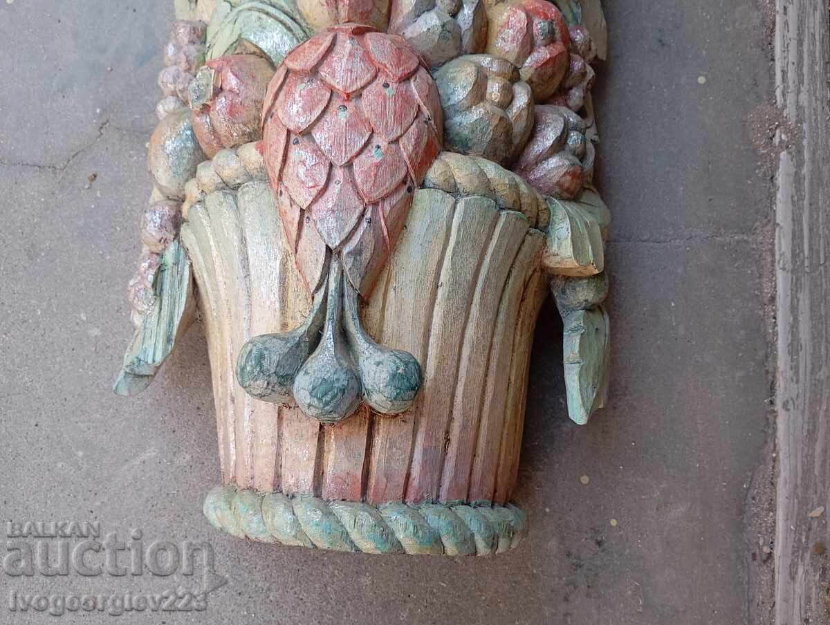 Βικτοριανή ξύλινη διακόσμηση τοίχου με τιμή 70.00 BGN | € 35.79