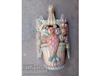 Decorație de perete victoriană din lemn