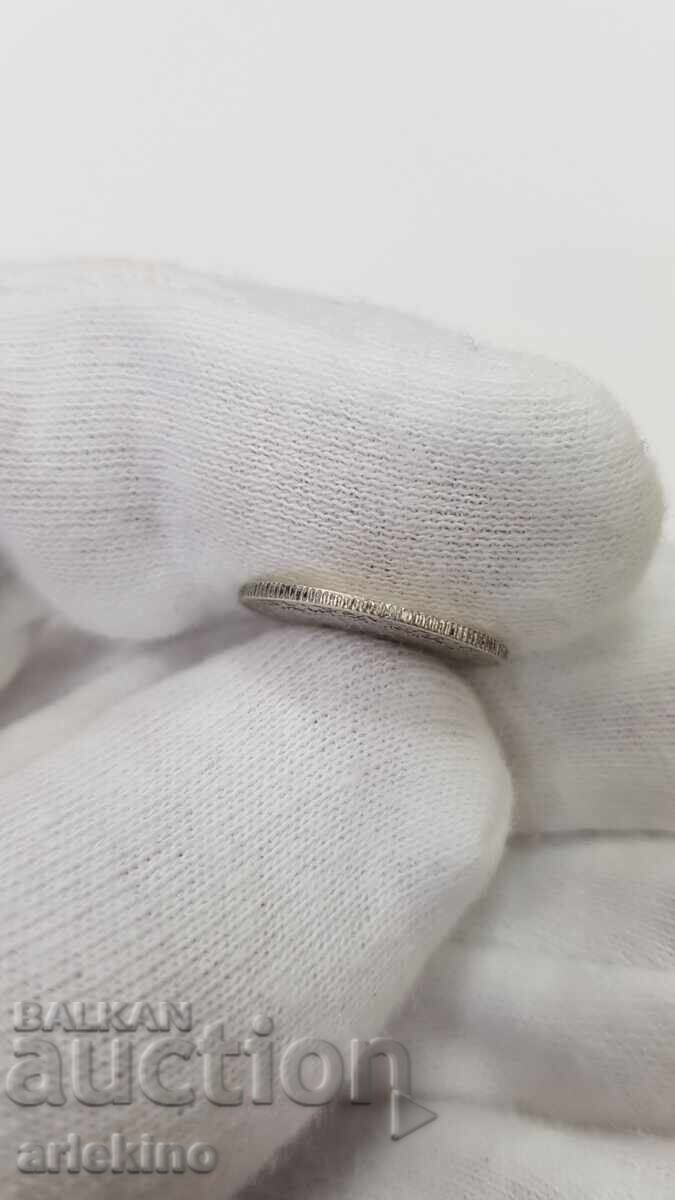 Auction  Rare French Silver Coin 50 Centimes 1895