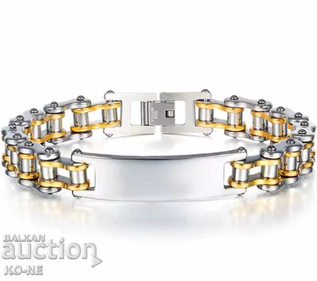 Ανδρικά βραχιόλια με πλακάκι με τιμή 40.00 BGN | € 20.45
