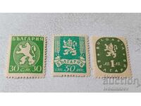 Γραμματόσημα Βασιλείου Βουλγαρίας Θυρεός λιοντάρι