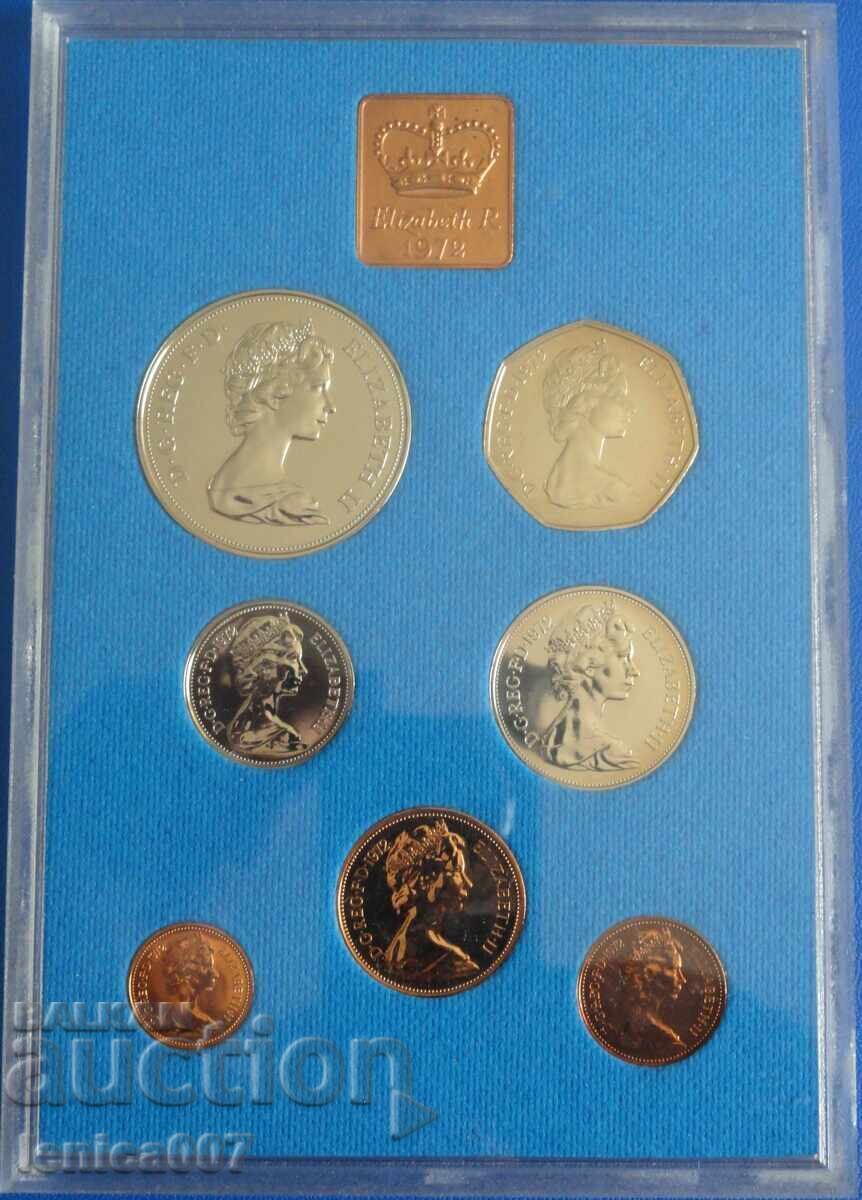 Licitație Marea Britanie 1972 - Lot de monede Licitație Marea Britanie 1972 - Lot de monede