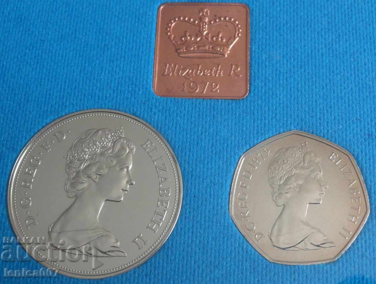 Marea Britanie 1972 - Lot de monede - 7 Marea Britanie 1972 - Lot de monede - 7