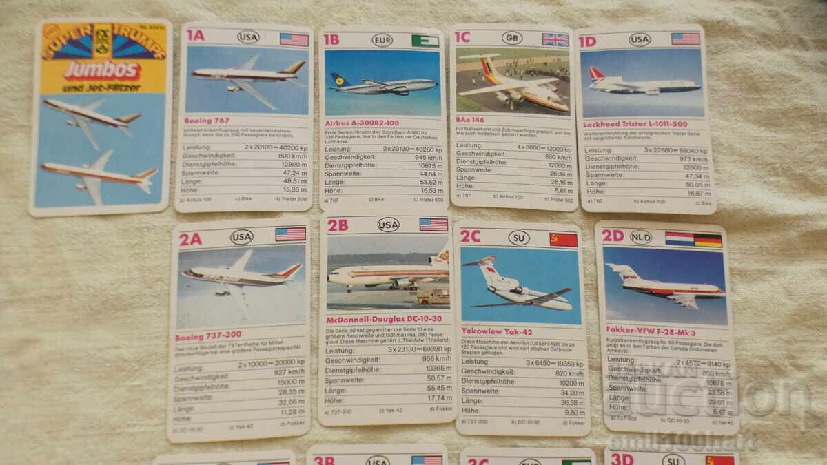 Licitație Set 32 cărți Avioane