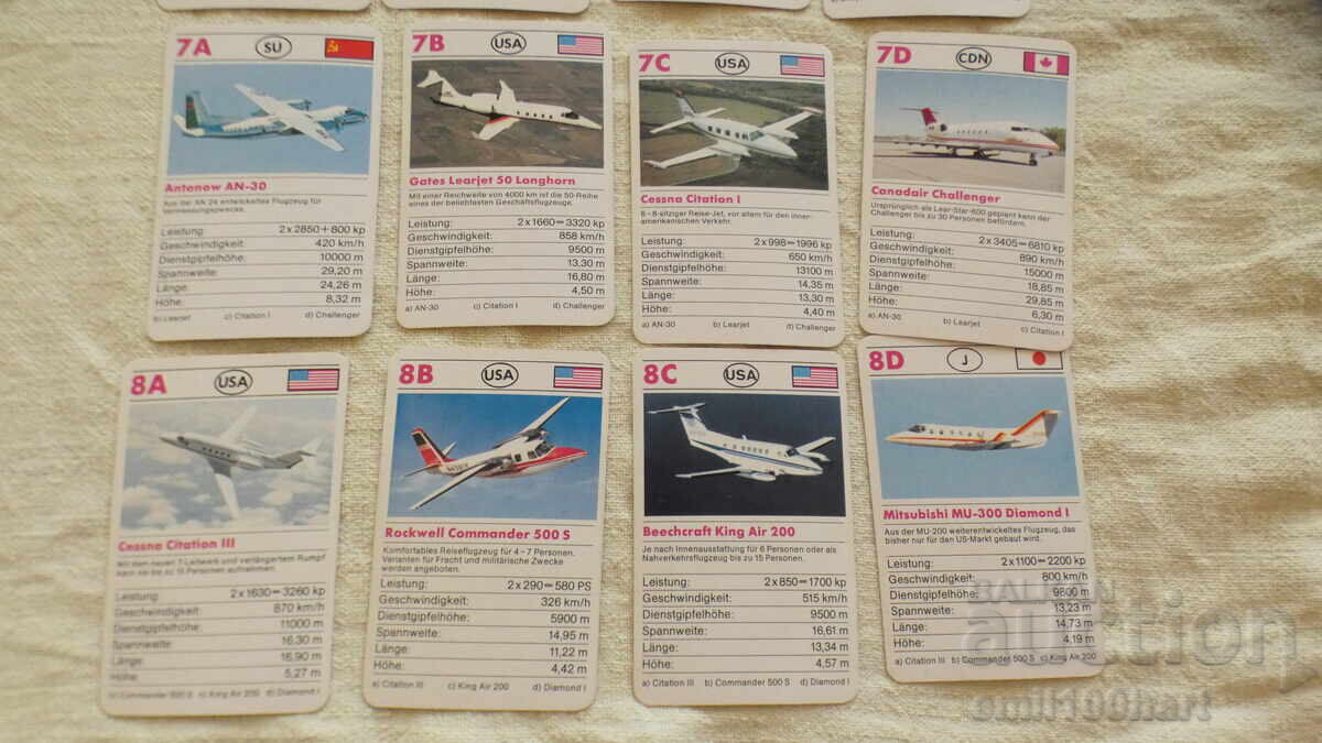 Set 32 cărți Avioane - 6