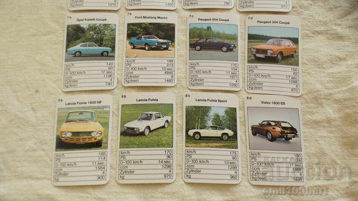 Комплект 32 карти Автомобили - 5