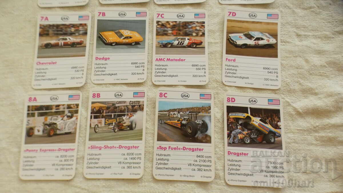 Set of 32 Cars Cards - 5