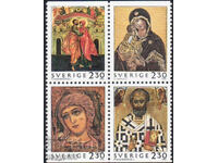 1992. Σουηδία. Χριστούγεννα. Μπλοκ