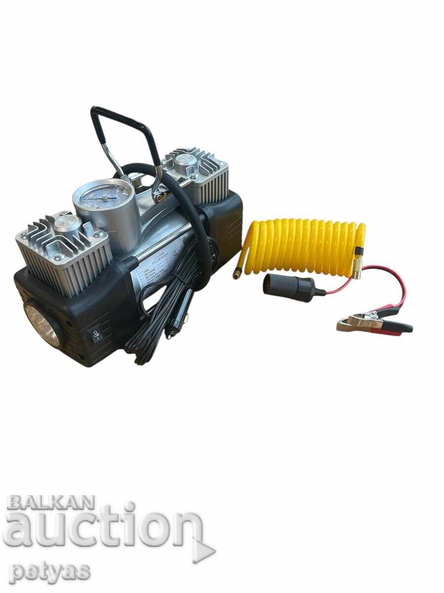 Δημοπρασία Δικύλινδρος κομπρεσέρ για φουσκώμα ελαστικών αυτοκινήτων KRAFTROYAL Δημοπρασία Δικύλινδρος κομπρεσέρ για φουσκώμα ελαστικών αυτοκινήτων KRAFTROYAL