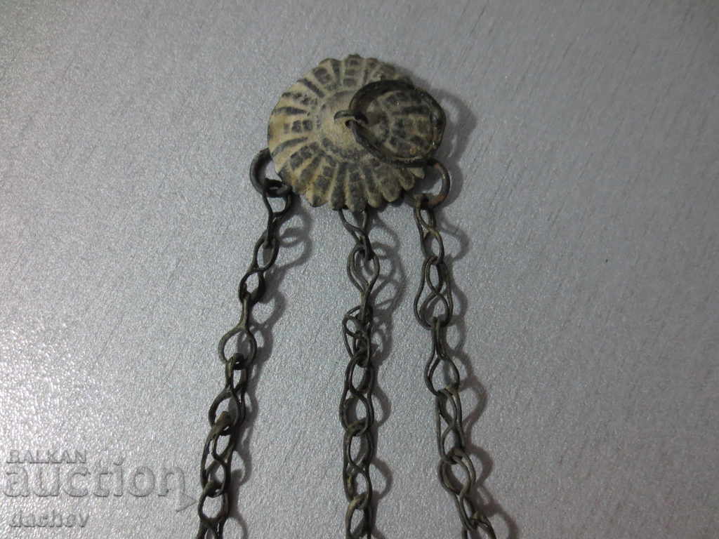 Старинно Възрожденско Домашно Българско Кандило 19Век - 7 Старинно Възрожденско Домашно Българско Кандило 19Век - 7