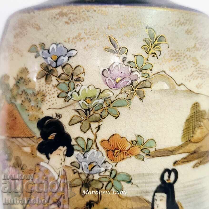 Porcelain Vase Kinkozan Sobei - 5 Porcelain Vase Kinkozan Sobei - 5