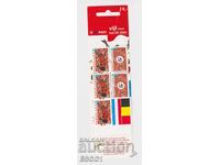 Mărci curate în carnețel Sport CE Fotbal 2000 din Olanda