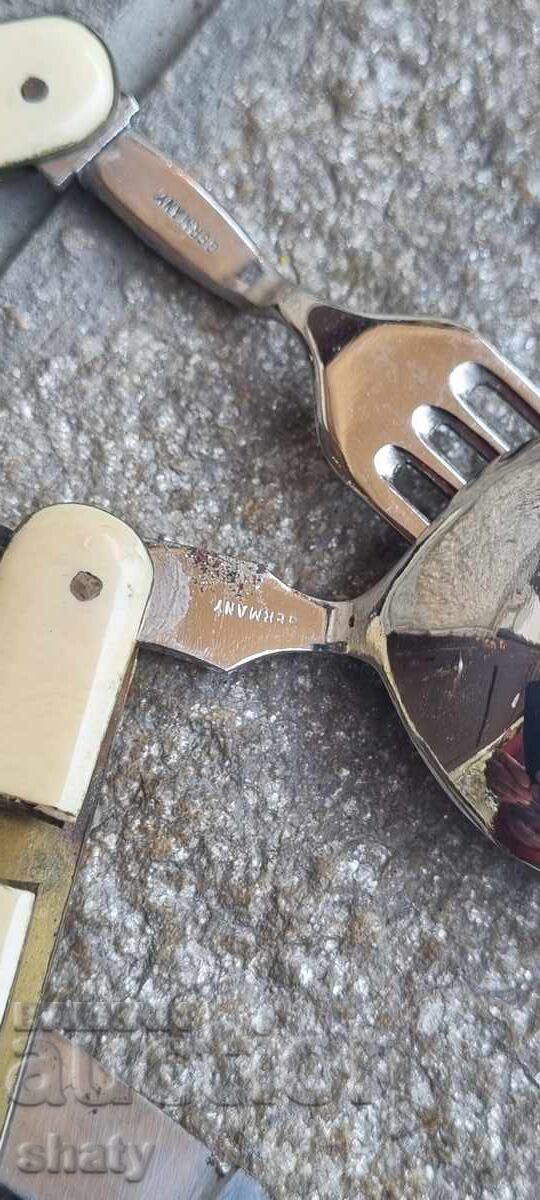 Old tourist kit. Germany. Knife - 5