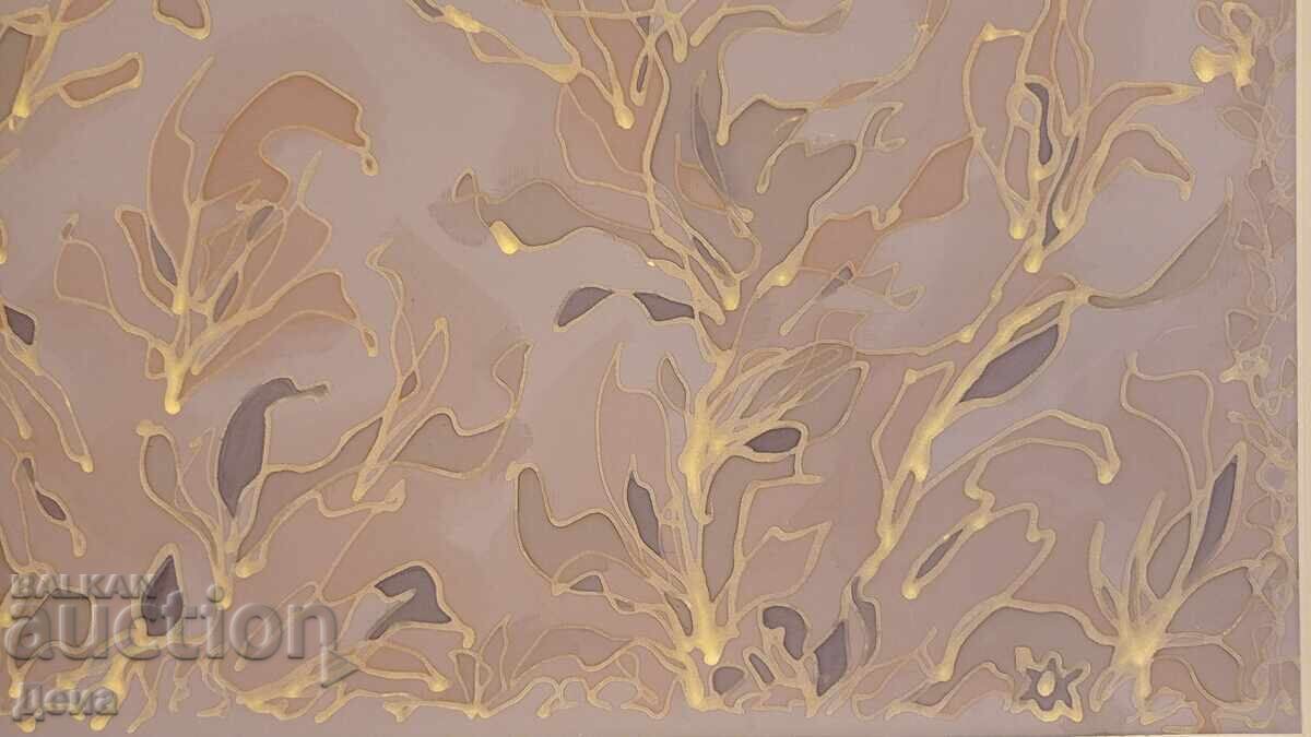 Tablou frumos pe mătase - 6