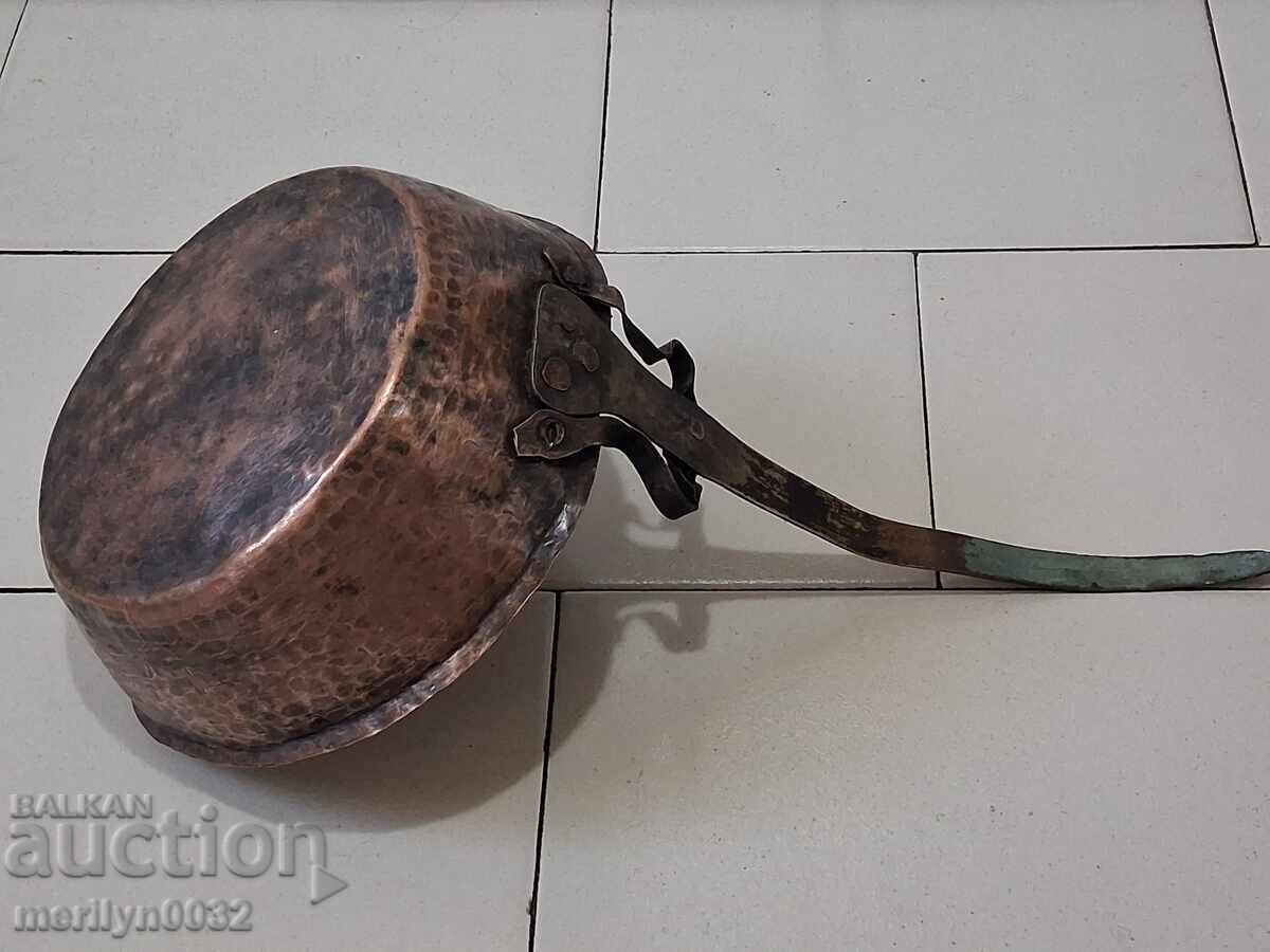 Old copper pan, copper, tray, copper vessel - 7