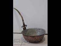 Old copper pan, copper, tray, copper vessel